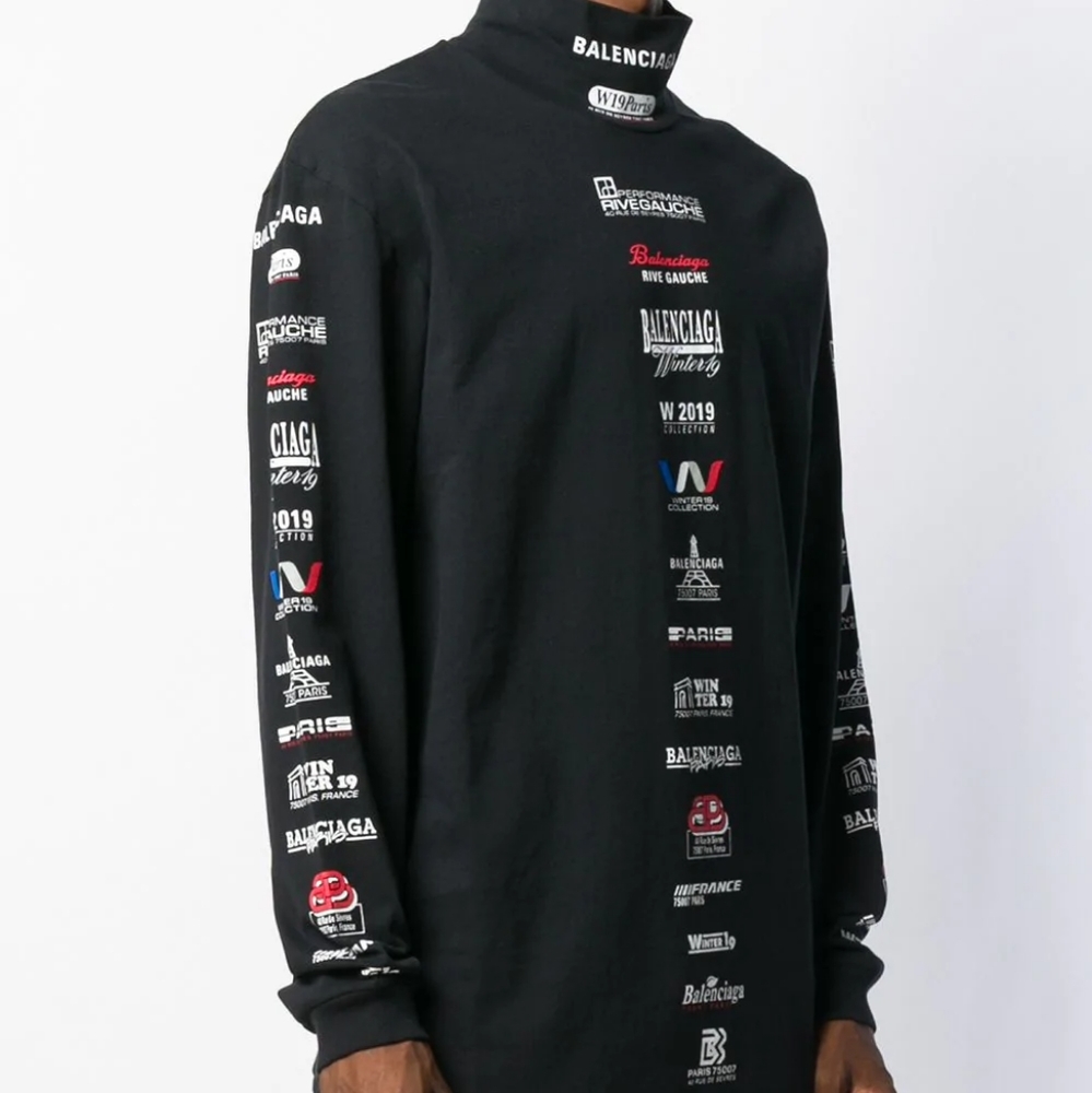 Balenciaga High Neck T-shirt